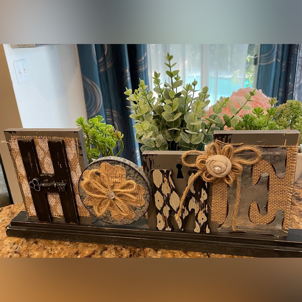 Rustic Home Decor with Green and Brown Accents